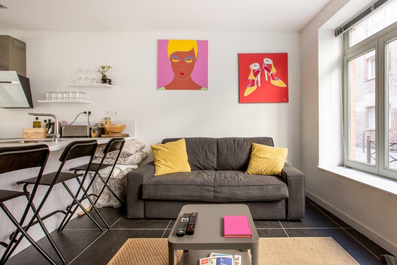 Charmant Appartement Au Coeur Du Vieux Lille Exteriör bild